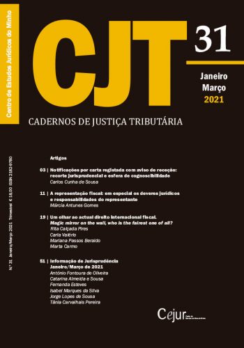 Cadernos de Justiça Tributária - Publicações